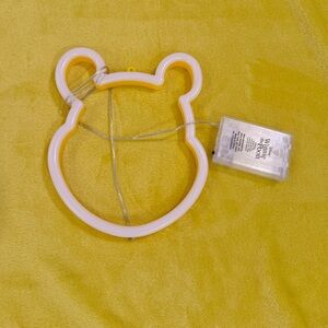Disney Winnie The Pooh Neon Wall Art | Yellow Neon Sign